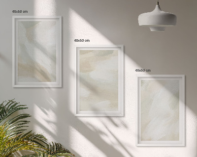 Lot de 3 tableaux pour salon Minimalisme de la texture de peinture