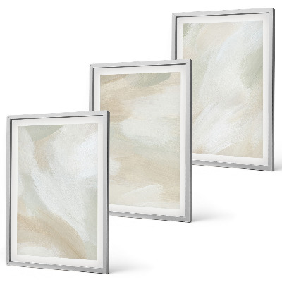 Lot de 3 tableaux pour salon Minimalisme de la texture de peinture