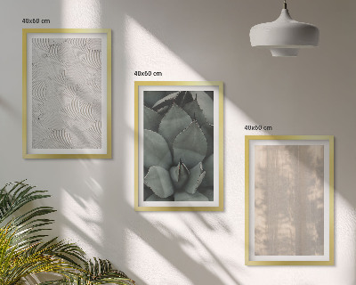 Cadre photo mural Textures tropicales estivales