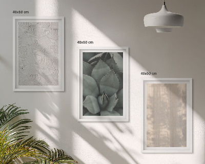 Cadre photo mural Textures tropicales estivales