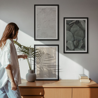 Cadre photo mural Textures tropicales estivales
