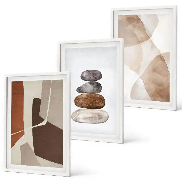 Peinture abstraite moderne cadre photo mural