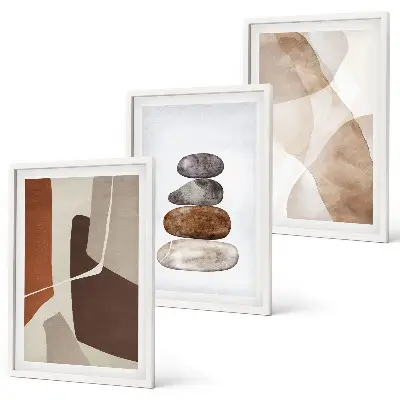 Peinture abstraite moderne cadre photo mural
