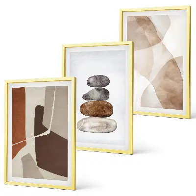 Peinture abstraite moderne cadre photo mural