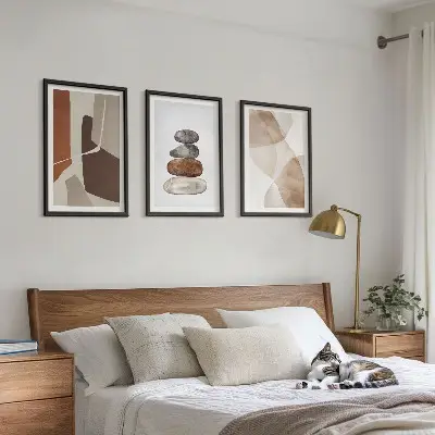 Peinture abstraite moderne cadre photo mural
