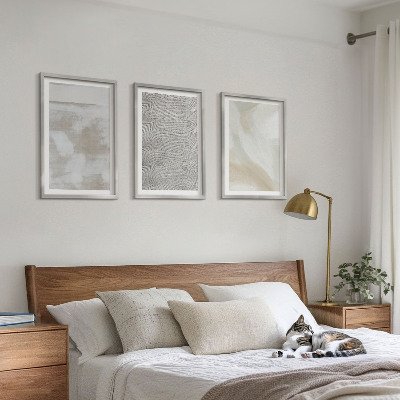 Lot de 3 tableaux pour salon Design moderne abstrait