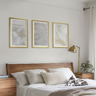 Lot de 3 tableaux pour salon Design moderne abstrait