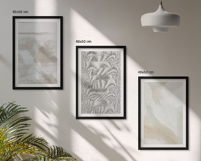 Lot de 3 tableaux pour salon Design moderne abstrait