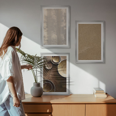 Cadre photo mural Structures de texture minimalistes