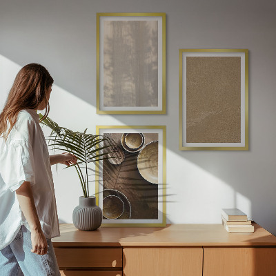 Cadre photo mural Structures de texture minimalistes