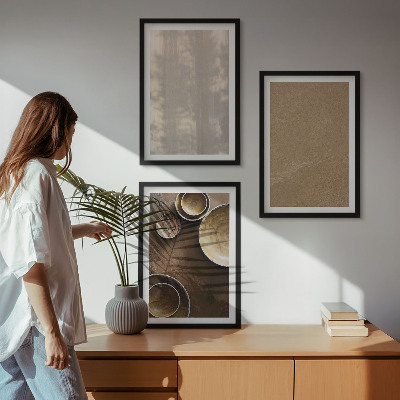 Cadre photo mural Structures de texture minimalistes
