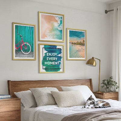 Mur de tableaux Inspiration pour les vélos et les bateaux de mer