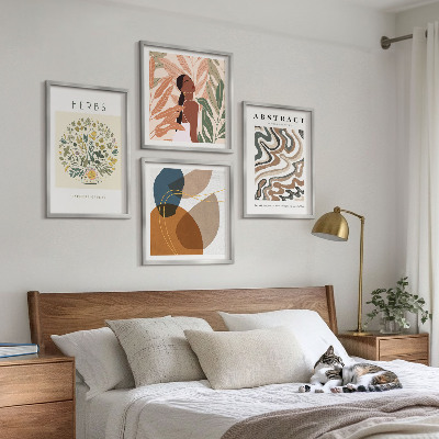 Mur de tableaux Affiches pastel à l'esthétique bohème