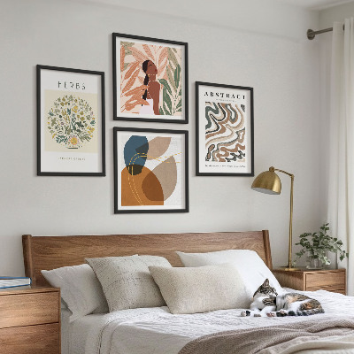 Mur de tableaux Affiches pastel à l'esthétique bohème