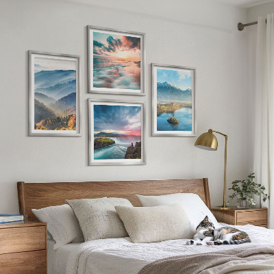 Mur de tableaux Paysages de montagne cascades