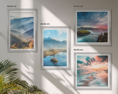 Mur de tableaux Paysages de montagne cascades