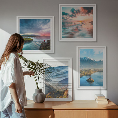 Mur de tableaux Paysages de montagne cascades