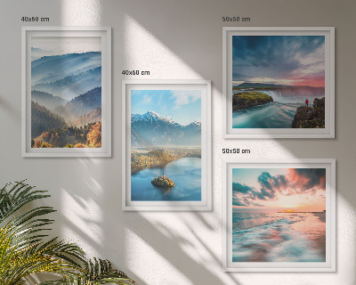 Mur de tableaux Paysages de montagne cascades
