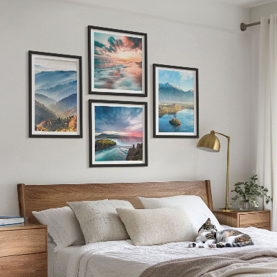Mur de tableaux Paysages de montagne cascades