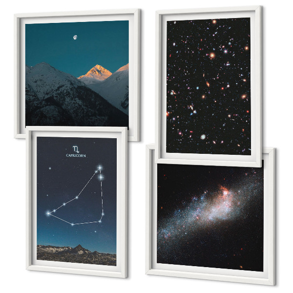 Mur de tableaux Galaxie de la constellation du capricorne