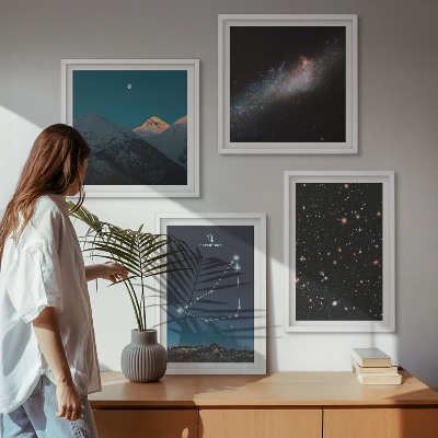 Mur de tableaux Galaxie de la constellation du capricorne