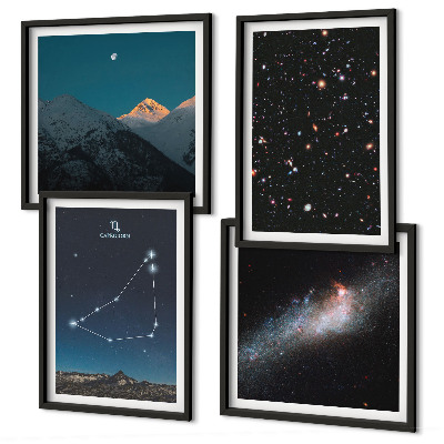 Mur de tableaux Galaxie de la constellation du capricorne