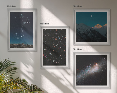 Mur de tableaux Paysages spatiaux des galaxies
