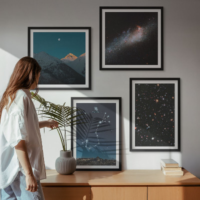 Mur de tableaux Paysages spatiaux des galaxies