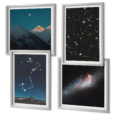 Mur de tableaux Paysages spatiaux des galaxies