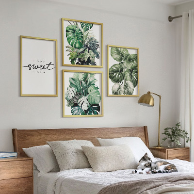 Mur de tableaux Plantes vertes sweet home