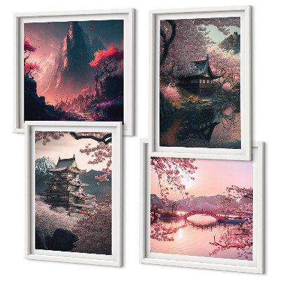 Mur de tableaux Paysages fantastiques du japon