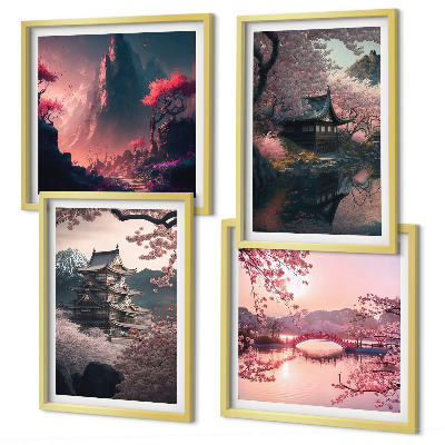 Mur de tableaux Paysages fantastiques du japon