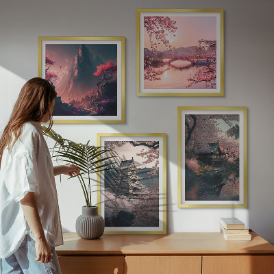 Mur de tableaux Paysages fantastiques du japon