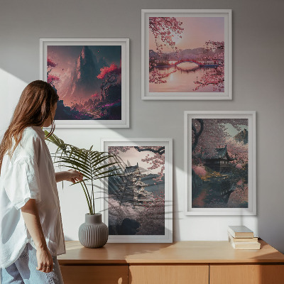Mur de tableaux Paysages fantastiques du japon