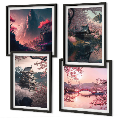 Mur de tableaux Paysages fantastiques du japon