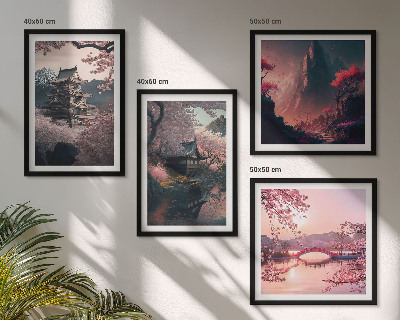 Mur de tableaux Paysages fantastiques du japon