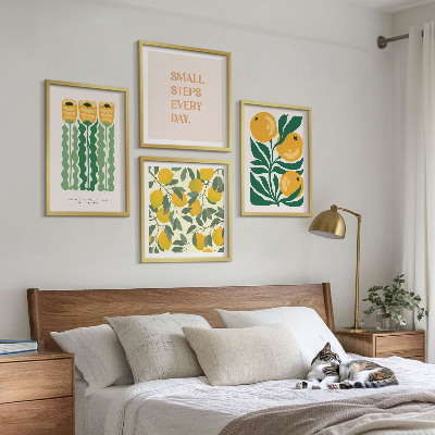 Mur de tableaux Motifs végétaux avec des fleurs