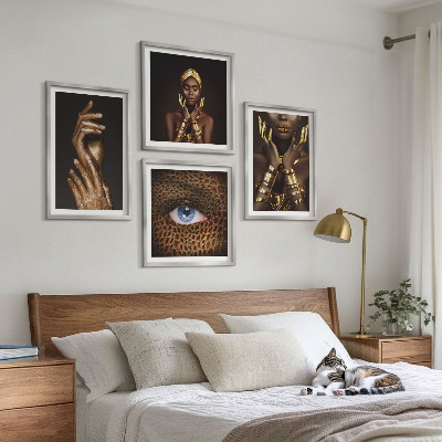 Polyptyque z cadres Portraits artistiques de femmes