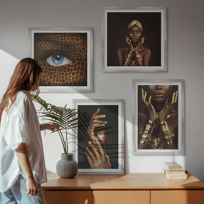Polyptyque z cadres Portraits artistiques de femmes