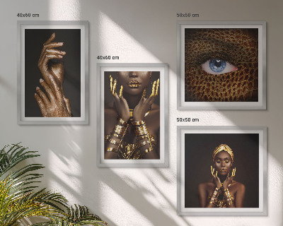 Polyptyque z cadres Portraits artistiques de femmes
