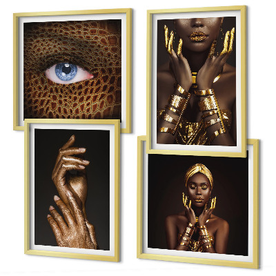 Polyptyque z cadres Portraits artistiques de femmes