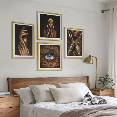 Polyptyque z cadres Portraits artistiques de femmes