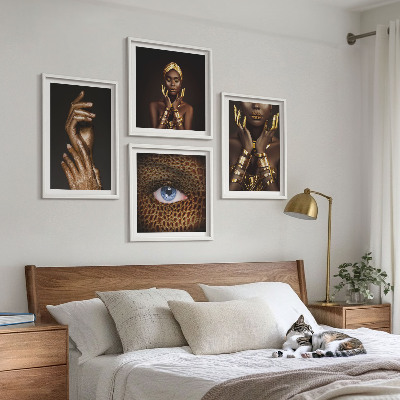 Polyptyque z cadres Portraits artistiques de femmes