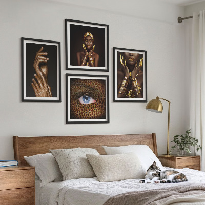 Polyptyque z cadres Portraits artistiques de femmes