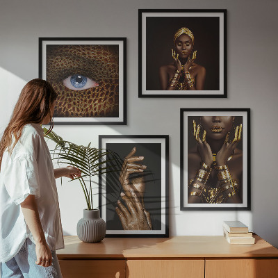 Polyptyque z cadres Portraits artistiques de femmes
