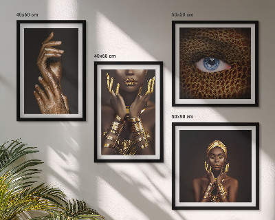Polyptyque z cadres Portraits artistiques de femmes
