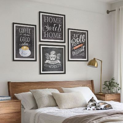 Mur de tableaux Roulette à café, chaleur du foyer