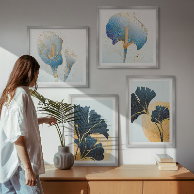 Mur de tableaux Citrons vin portrait kahlo
