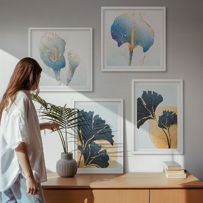 Mur de tableaux Citrons vin portrait kahlo