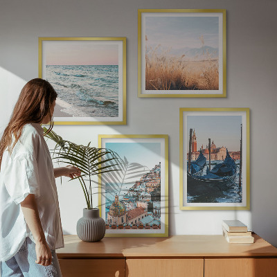 Polyptyque z cadres Vues de la mer sur venise